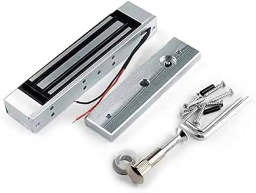 Electro magnetic access control lock with mounting plate and hardware
