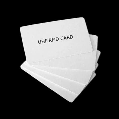White UHF RFID cards