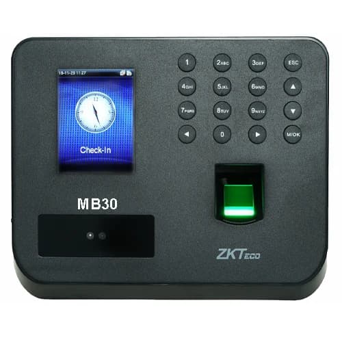 MB30 ZKTeco face attendance product